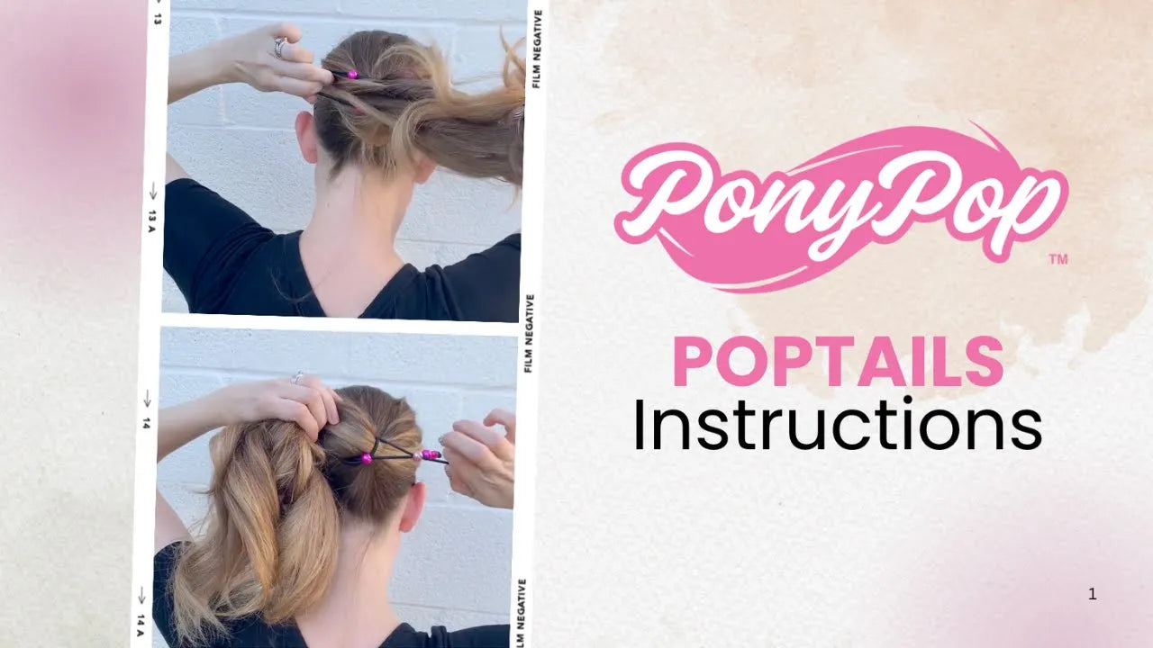 Load video: &lt;p&gt;Say goodbye to boring hair days. This quick tutorial shows you how to perfectly place your new &lt;em&gt;PonyPop™ PopTails™&lt;/em&gt; hair tie for a flawless, fun look every time.&lt;/p&gt;