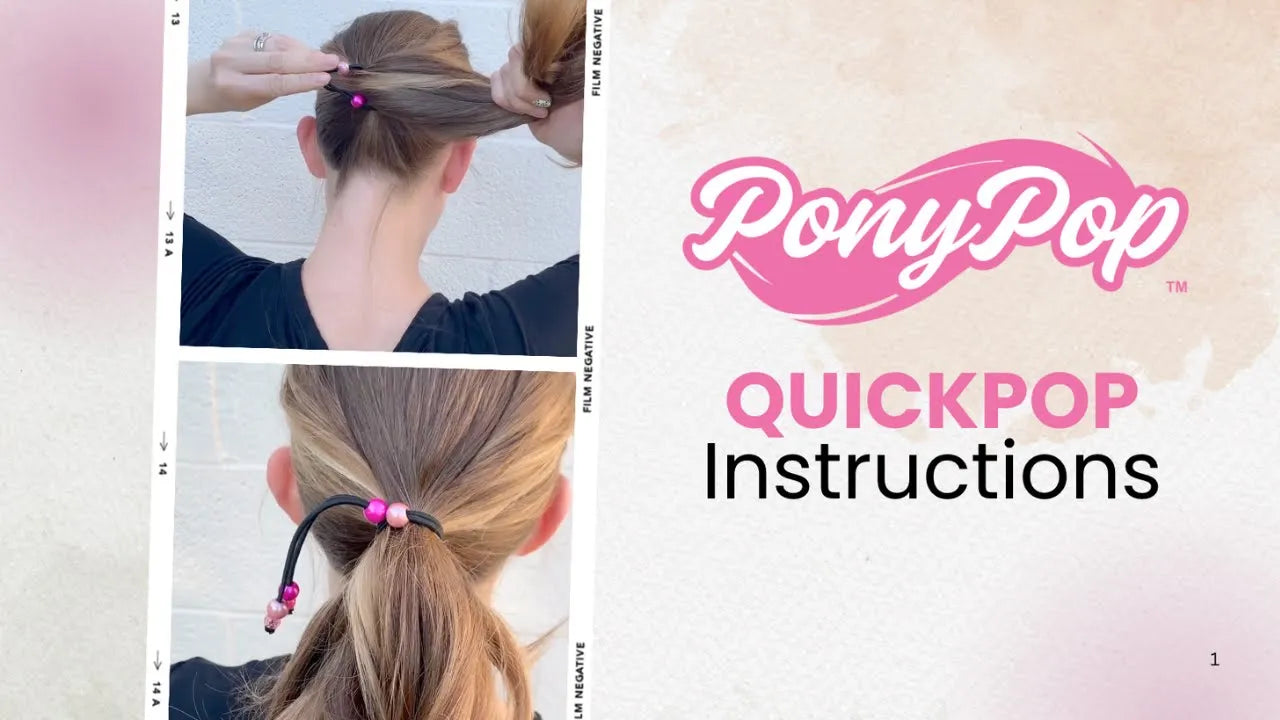 Load video: &lt;p&gt;Transform your ponytail in seconds! Learn the simple QuickPop™ technique that takes your hair from basic to beautiful instantly - perfect for busy mornings or quick touch-ups.&lt;/p&gt;